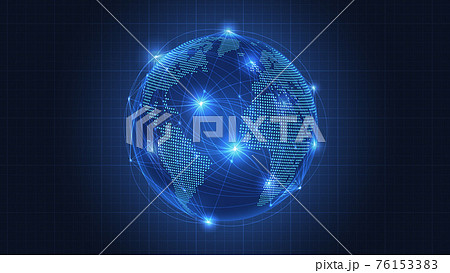 Business concept of Global network connection 76153383