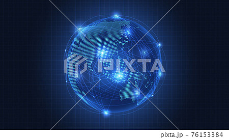 Business concept of Global network connection 76153384