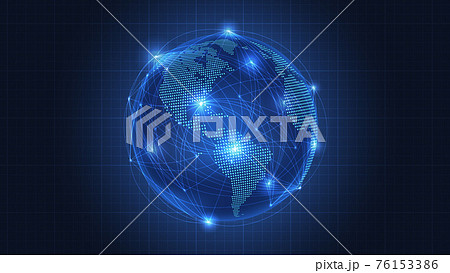 Business concept of Global network connection Business concept of Global network connection 76153386