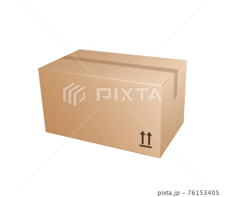 Cardboard Box Closed 76153405