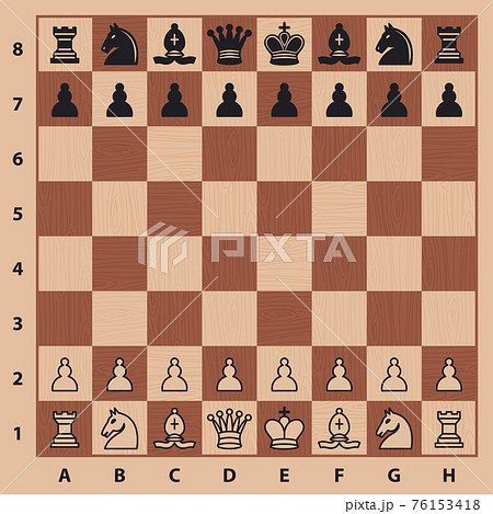 Chess pieces on a chess board Chess pieces on a chess board 76153418
