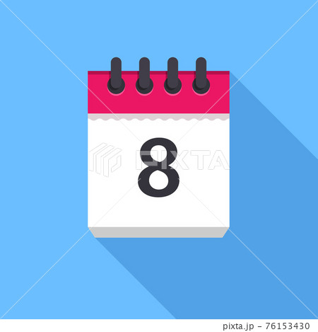 Calendar icon. Flat Design Calendar icon. Flat Design 76153430