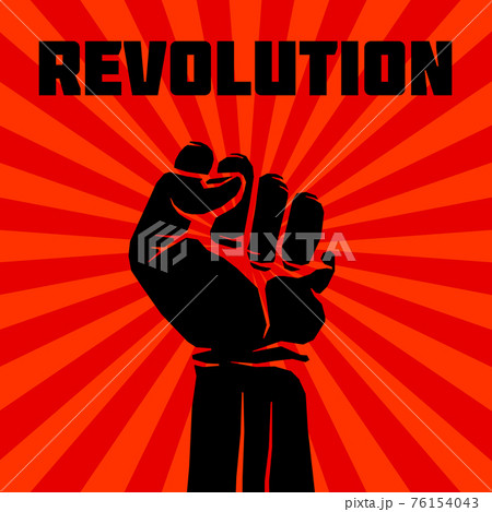 Protest, rebel revolution art poster 76154043