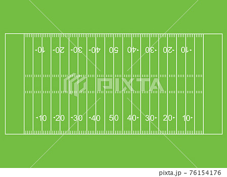 American football field. soccer field in top view. flat style. American football field. soccer field in top view. flat style. 76154176