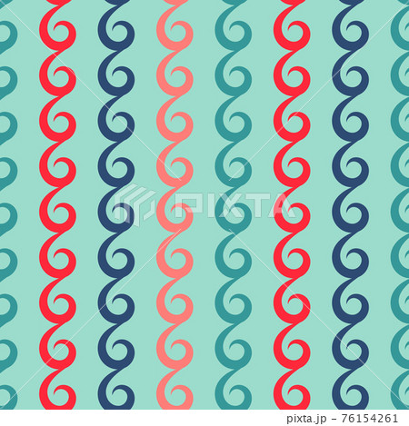 swirls seamless pattern in retro colors swirls seamless pattern in retro colors 76154261