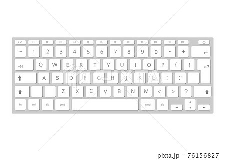 white mobile computer keyboard, keypad 76156827