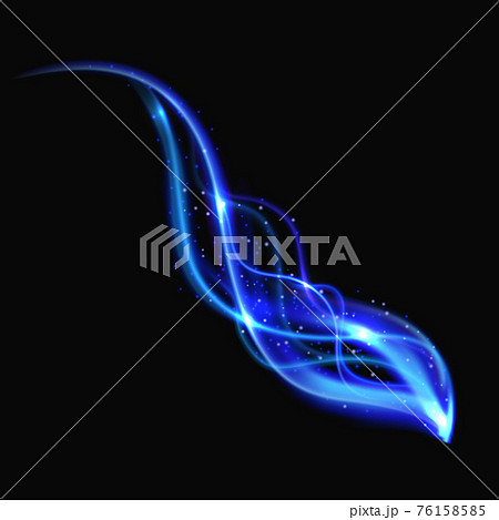 Shining abstract blue light waves background Shining abstract blue light waves background 76158585