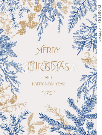 Forest christmas frame. Forest christmas frame. 76160042