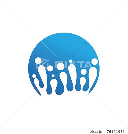splash water nature logo and symbol vector image splash water nature logo and symbol vector image 76161931