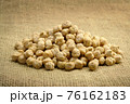 Chickpea on sackcloth 76162183