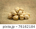 Chickpea on sackcloth 76162184