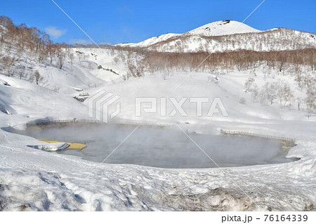 ニセコ雪秩父温泉の写真素材