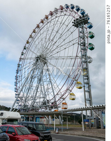 淡路サービスエリア大観覧車の写真素材