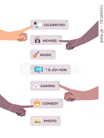 human hands choosing apps voice conversation audio social network communication voice recognition concept human hands choosing apps voice conversation audio social network communication voice recognition concept 76166031