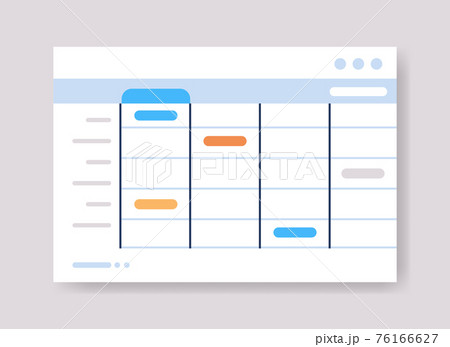 planning schedule online planner organizer calendar with tasks information board organization time management 76166627