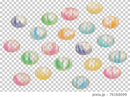 彩色大理石手繪插畫素材 76168099