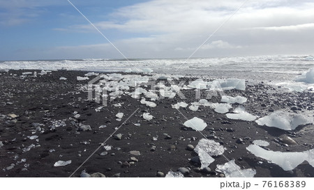 海 氷河 氷山 76168389