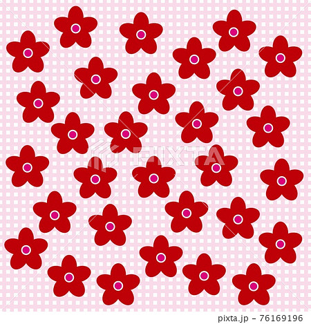 花模様 チェック模様 花模様 チェック模様 76169196