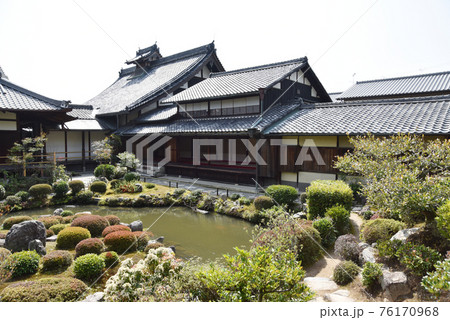 等持院　庭園と書院　京都市 76170968