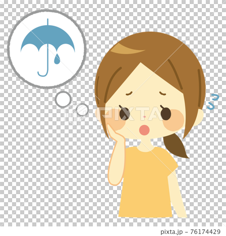 擔心下雨的女人 擔心下雨的女人 76174429