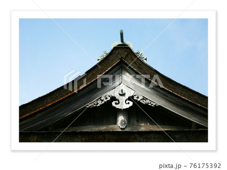 フィルム写真　ノスタルジー　神社 76175392