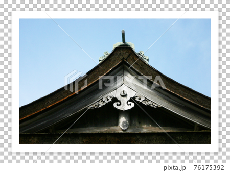 フィルム写真　ノスタルジー　神社 76175392