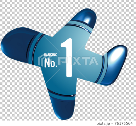 RankingNo1 飛機密封蠟式框架藍色矢量圖 RankingNo1 飛機密封蠟式框架藍色矢量圖 76175564