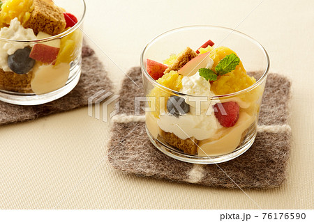 栗きんとんをアレンジしたトライフル 栗きんとんをアレンジしたトライフル 76176590