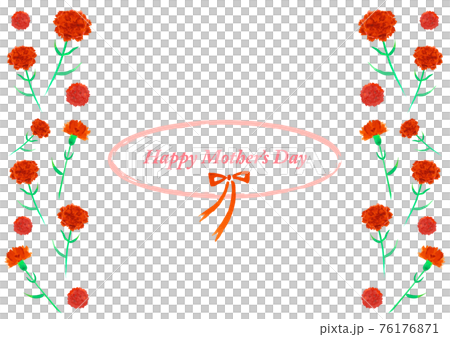 Watercolor carnation mother's day frame Watercolor carnation mother's day frame 76176871