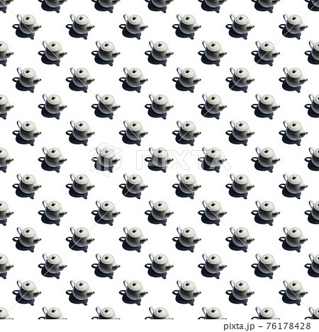 Pattern with many Teapots Pattern with many Teapots 76178428