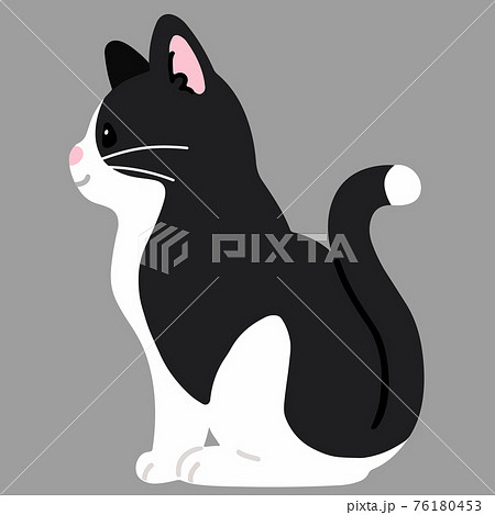 Illustration Of A Simple And Cute Hachiware Cat Stock Illustration