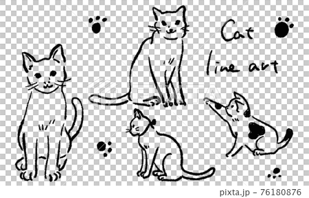 cat, pussy, vector 76180876