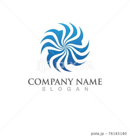 vortex vector illustration icon 76183180