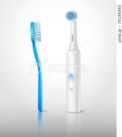 Realistic Toothbrushes Set Realistic Toothbrushes Set 76186985
