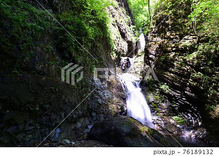 竜化の滝、塩原、栃木県 76189132