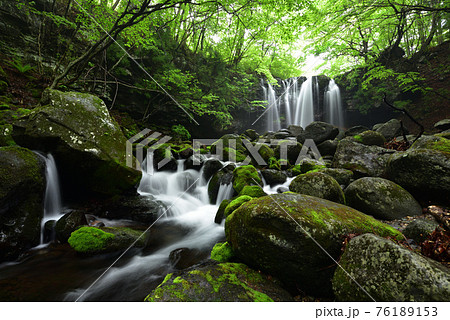 乙女の滝、那須、栃木県 76189153