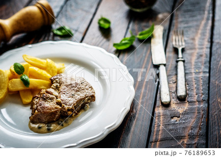 Grilled pork neck Grilled pork neck 76189653