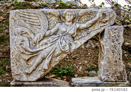 Tablet ruin in Ephesus 76190582