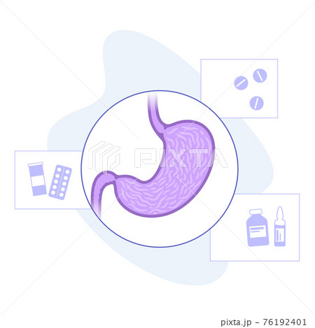 Stomach logo concept Stomach logo concept 76192401