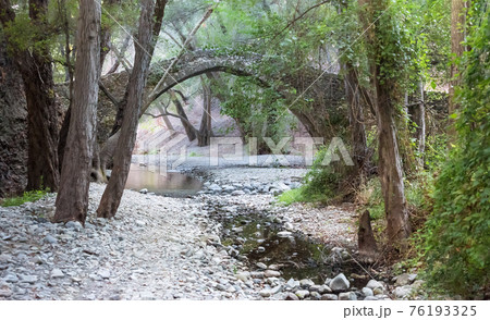Kelefos (Tzelefos) Venetian bridge in Paphos forest, Cyprus, built in the 16th century Kelefos (Tzelefos) Venetian bridge in Paphos forest, Cyprus, built in the 16th century 76193325