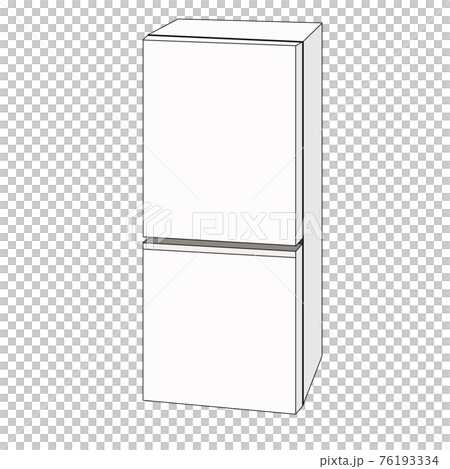 冷蔵庫単体のイラスト 76193334