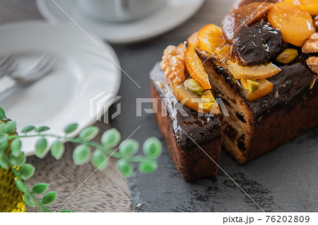 パウンドケーキ クローズアップ素材 76202809