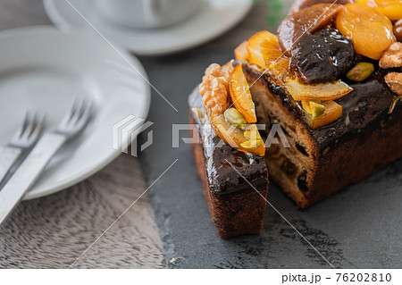 パウンドケーキ クローズアップ素材 パウンドケーキ クローズアップ素材 76202810