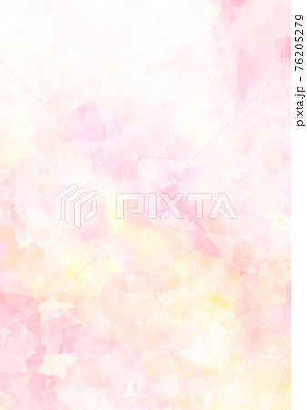 ピンクと黄色の可愛いテクスチャ背景のイラスト素材