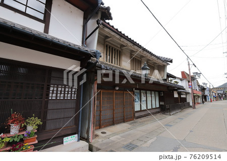 兵庫 出石(豊岡市)重伝建地区の古い街並み 兵庫 出石(豊岡市)重伝建地区の古い街並み 76209514