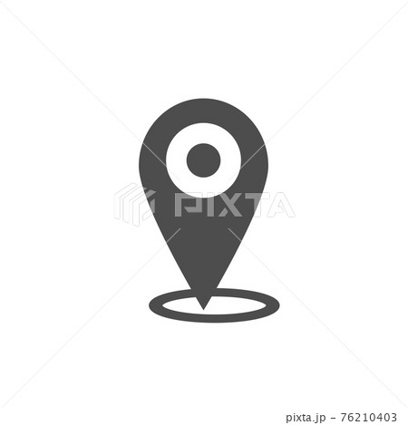 Map Pointer Icon Gps Location Symbol Flat のイラスト素材