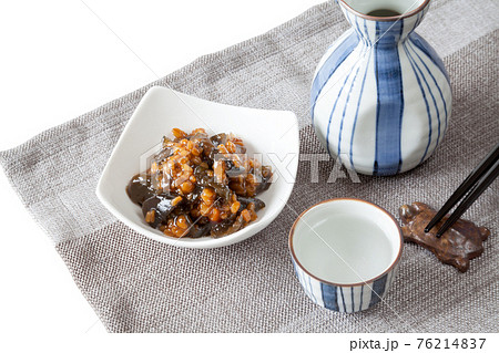 茄子のもろみ漬けと日本酒で晩酌 76214837