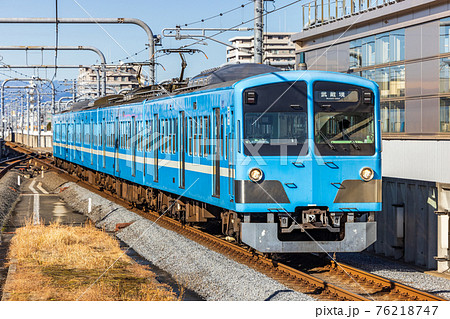 西武多摩川線新101系251F(近江鉄道色)武蔵境駅 76218747
