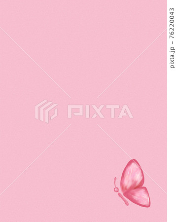 背景素材 蝶 水彩 ピンクのイラスト素材