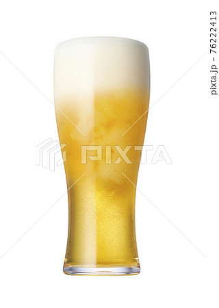 グラスに注がれた生ビール グラスに注がれた生ビール 76222413